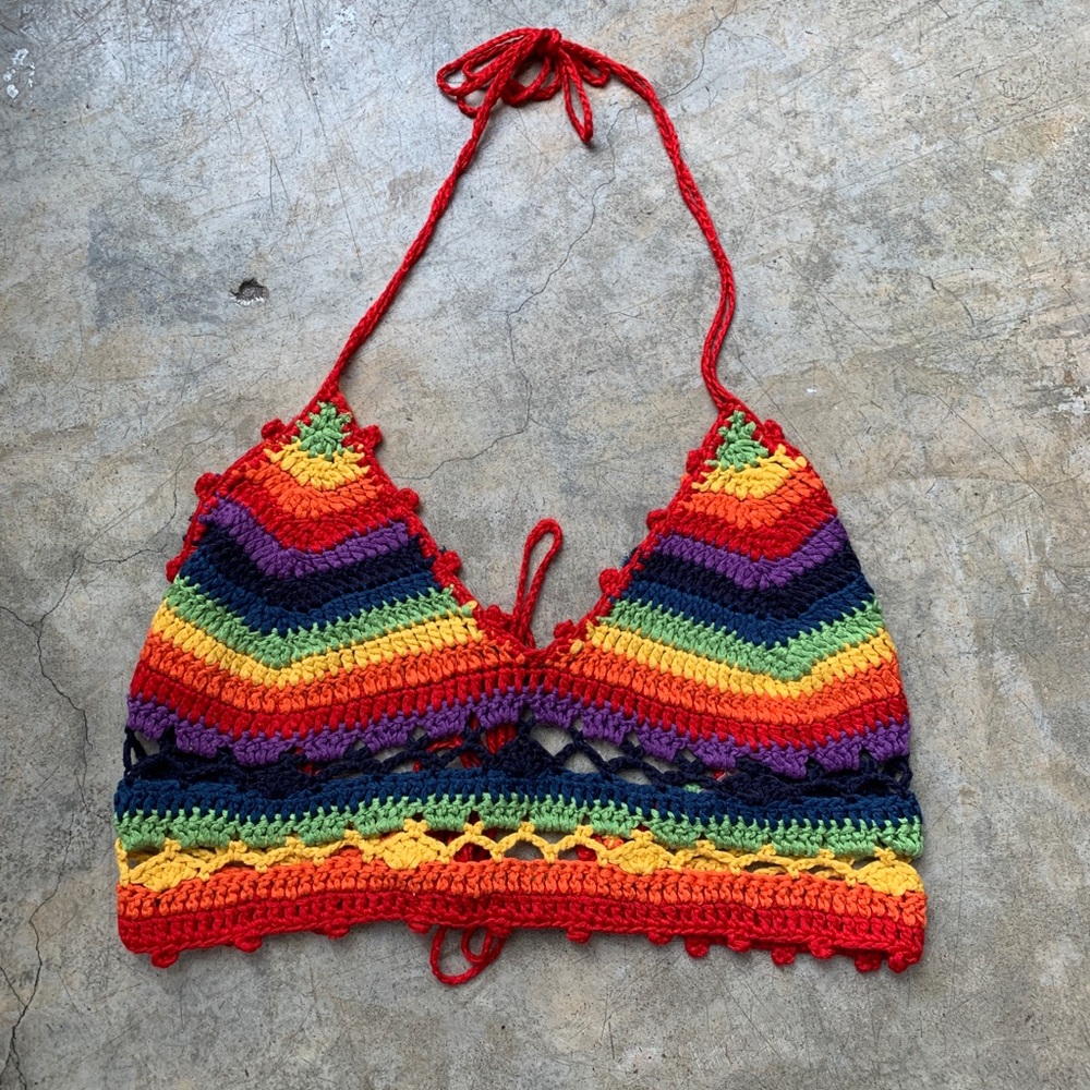 Crochet Top Multicolor